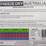 Freeze Dry Australia Freeze Dried Raw Dog Food