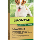 Drontal Small Dogs 3kg Tablet 4 pack