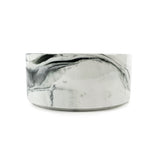 Zen Ceramic Single Stand & Bowl 850ml White Marble