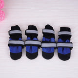 Zeez Blue Waterproof Non-Slip Pet Boots 4pk*
