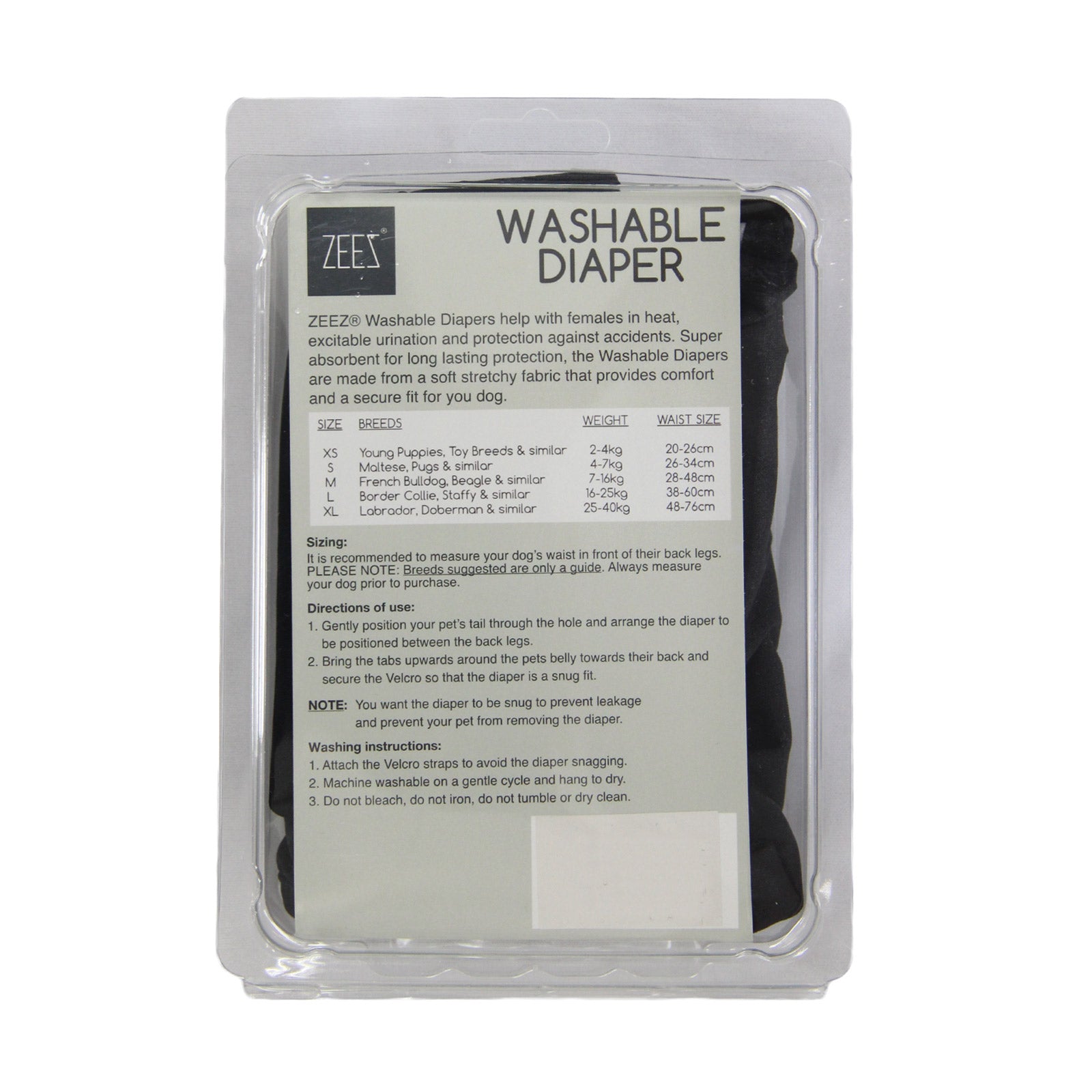 Zeez Washable Diaper
