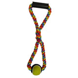 Scream Hand Tug Rope w/Tennis Ball