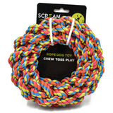 Scream Rope Wreath Dog Toy