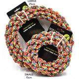 Scream Rope Wreath Dog Toy