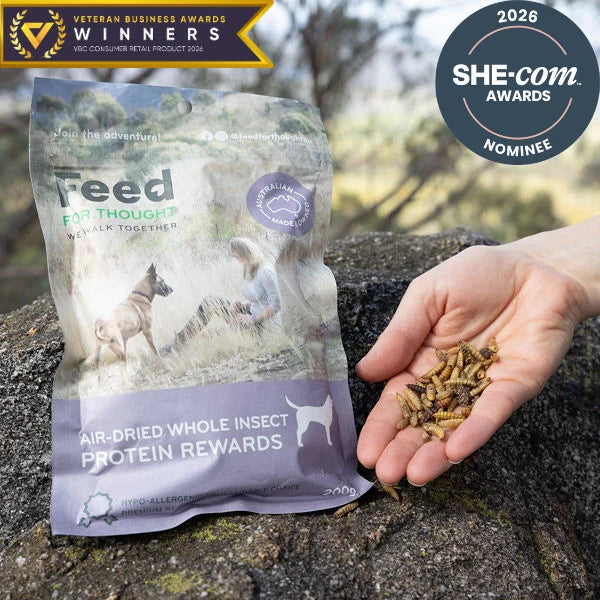 Feed For Thought Air-Dried Insect Protein Rewards 200g