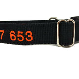 Bamboo Dog ID Collar Personalised Embroidery