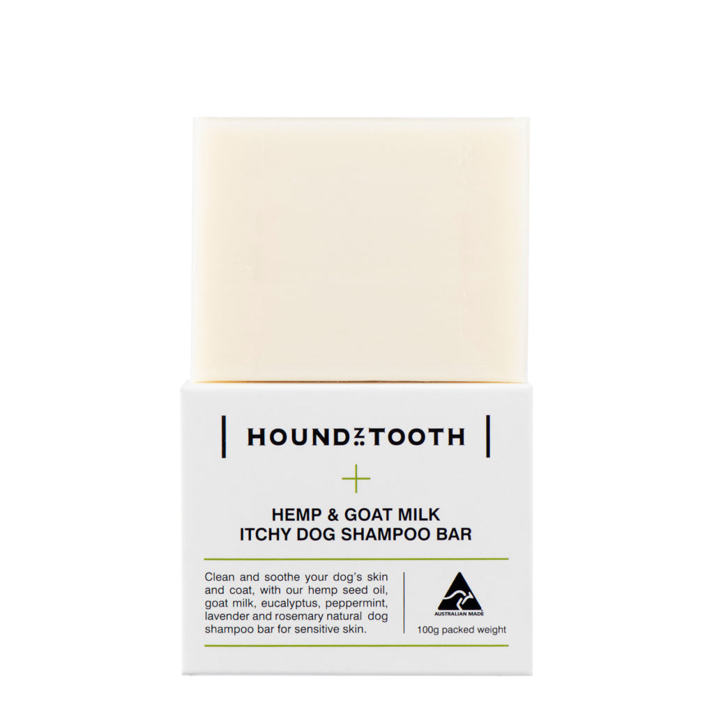 Hemp & Goat Milk Itch Dog Shampoo Bar 100g
