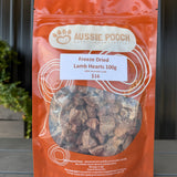 Freeze Dried Diced Lamb Heart Training Treats 100g