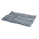 Superior Roll-Up Pet Travel Mat Artic Faux Fur