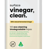 Cleanlife Vinegar Clean Surface Wipes 100pk
