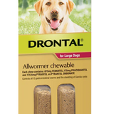 Drontal Large Dog Chews 2pk Dogs over 35kg
